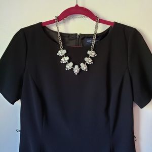 Ann Taylor Petite  black dress size 8